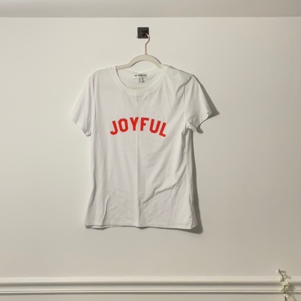 Sub_Urban Riot White Tee with Red Joyful Print